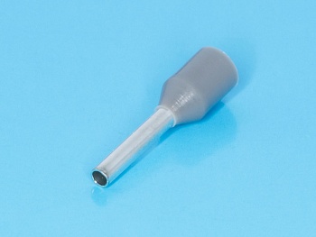 TIC-0.75-8 - Наконечник 8мм для обжима многожильного кабеля  0,75мм, изолированный, кратно 100шт.