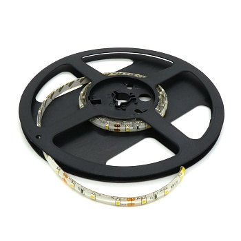 LED-лента 3528 WW/ 60 чипов/1м/12V/IP44 - в силиконовой оболочке / самоклеящаяся /белая тёплая / 60 чип диодов 3528 на метр / потребляемая мощность 4,8 Вт/м / 252 Лм/м / 2800k / 8мм / IP44