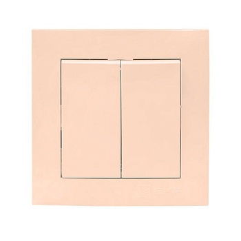 Валенсия выключатель 2-кл. 10А кремовый PROxima EWV10-023-20