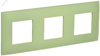SKANDY Рамка 3-местная SK-F03M мятный IEK SK-M32-K06