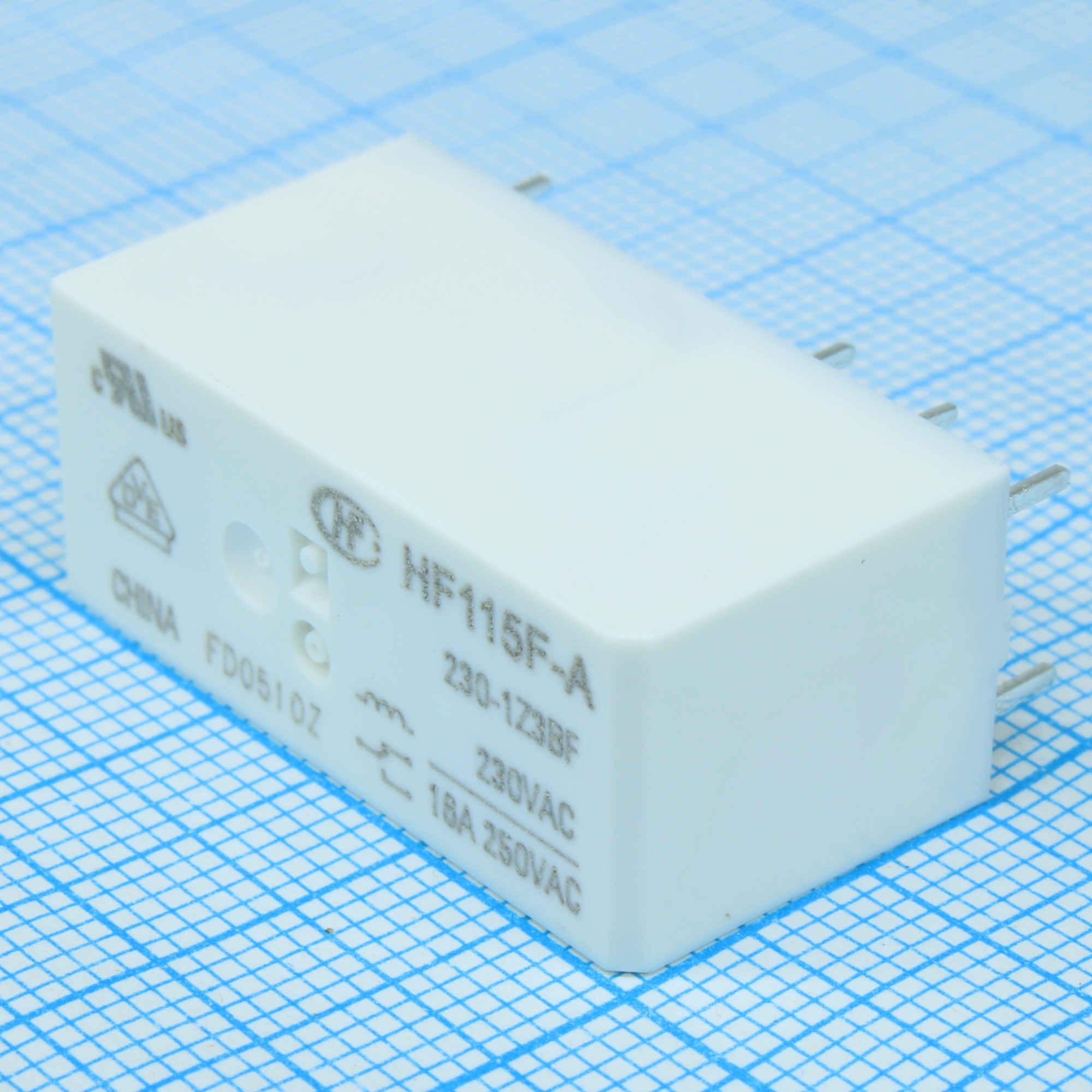 HF115F-A/230-1Z3BF - Реле силовое, 16 А, 230 VAC; SPDT, Изоляция: 5 кВ