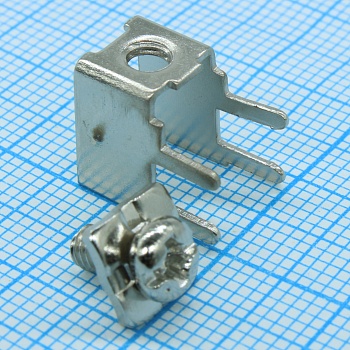 K15. КЛЕММА ВИНТОВАЯ  M3.5*7 - Клемма винтовая M3.5 угловая на плату