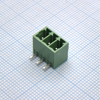 15EDGRC-3.5-03P-14-00A(H) - Разъемный клеммный блок на плату, 3 контакта. Серия 15EDGRC-3.5