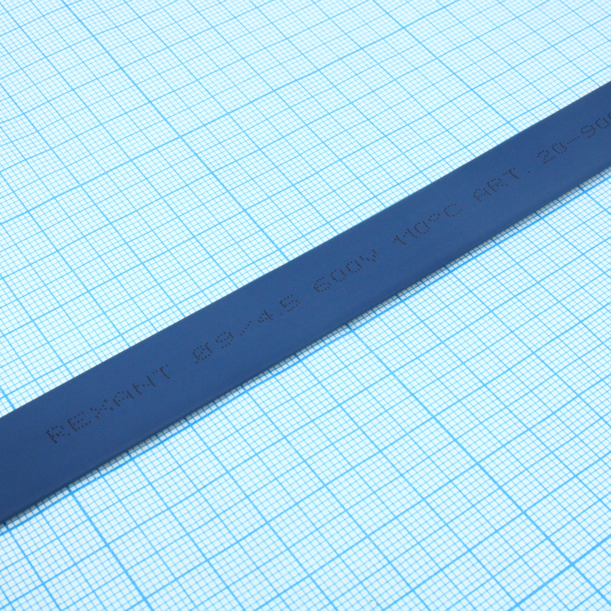 Трубка термоусадочная ТУТ нг 9,0/4,5 синяя - 1м, не поддерживает горение