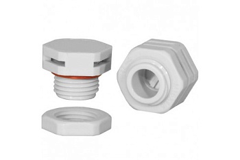 Клапан выравнивания давления M16x1,5 сер - Клапан выравнивания давления, M16х1,5, цвет серый, гайка в комплекте