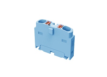Проходной блок TPA1.5-2-BU - Проходной блок, 2 точки подключения, тип фиксации провода: push-in, номинальное сечение: 1,5 мм кв.,  17,5A, 450V, цвет: синий