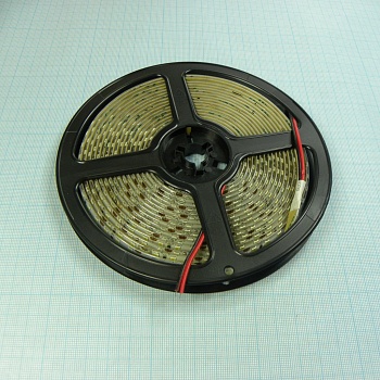 LED-лента 2835 W/120 чипов/1м/12V/IP65 - в силиконовой оболочке /  самоклеящаяся /белая / 120 чип диодов 2835 на метр / потребляемая мощность 9,6 Вт/м / 840Лм/м / 6500k / 8мм / IP65