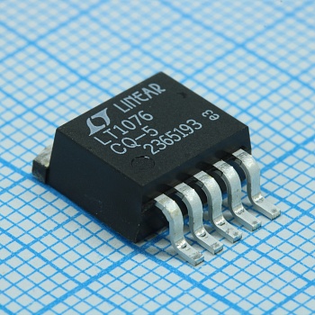 LT1076CQ-5PBF - Преобразователь постоянного тока понижающий синхронный вход 7.3....45В выход 2.5....50В 10А 6-Pin(5+Tab) DDPAK