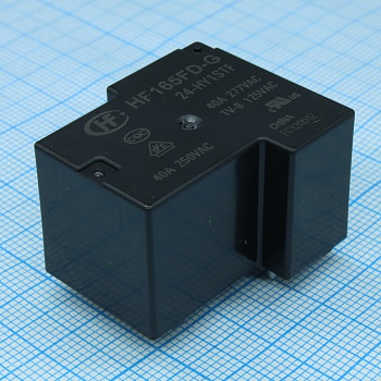 HF165FD-G/24-HY1STF - Реле силовое миниатюрное 40А один контакт на замыкание катушка 24В