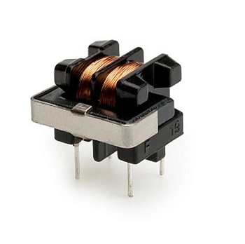 KSD-UU9LFNP-HB223 - Дроссель синфазный 2х22 мГн 0.25 A (ТНТ) горизонтальный