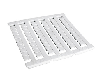 Маркировочные шильдики KB 5A/6 - Маркировочне шильдики (кассета с шильдиками), чистая, цвет: белый