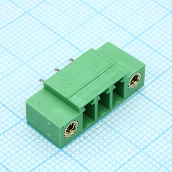 15EDGVM-3.81-03P-14-00A(H) - Разъемный клеммный блок на плату, 3 контакта. Серия 15EDGVM-3.81