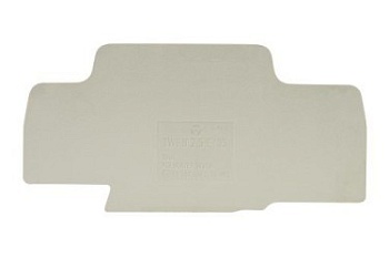 Пластина разд. TWFN 2,5 E - Разделительная пластина, для клемм WKFN 2,5 E..., цвет: серый