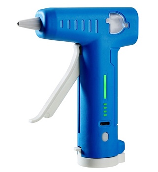 Пистолет клеевой ZD-5L (8W) - Пистолет клеевой аккумуляторный 8Вт, клеевой стержень 7мм, разъем TypeC для подключения к USB зарядке