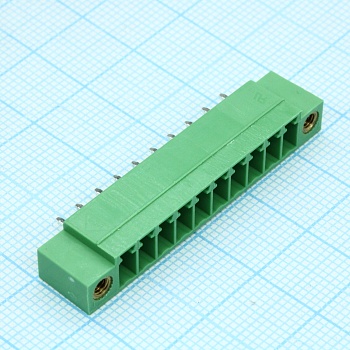 15EDGVM-3.5-10P-14-00A(H) - Разъемный клеммный блок на плату, 10 контактов. Серия 15EDGVM-3.5