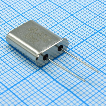 HC49U- 18.432 MHZ-20PF - Резонатор кварцевый HC49U 18.432МГц 20пФ