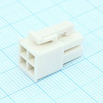39012045 - Корпус разъема,  Гнездо, 4 конт.(2х2) шаг 4.2 мм Серия Mini-Fit
