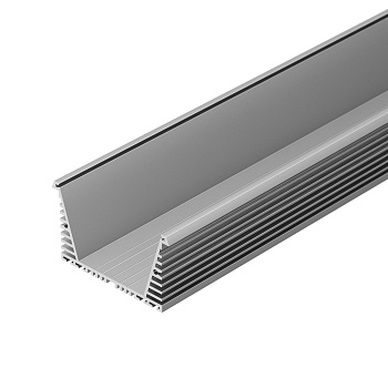 Профиль KLUS-POWER-RW70F-2000 ANOD 019881 - Под заказ от 10 м. Алюминиевый анодированный широкий профиль для светодиодных лент и линеек. Установка в профиль-держатель TEK-POWER. Габаритные размеры (LхWхH): 2000x76,2x44,2 мм. Ширина площадки для ленты 44 м