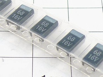 ЧИП тантал. 68мкФ 16В 20% тип D