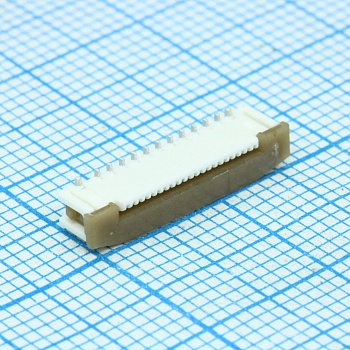 525592253 - Соединитель FPC 22 контакта шаг 0.5мм для поверхностного монтажа лента на катушке