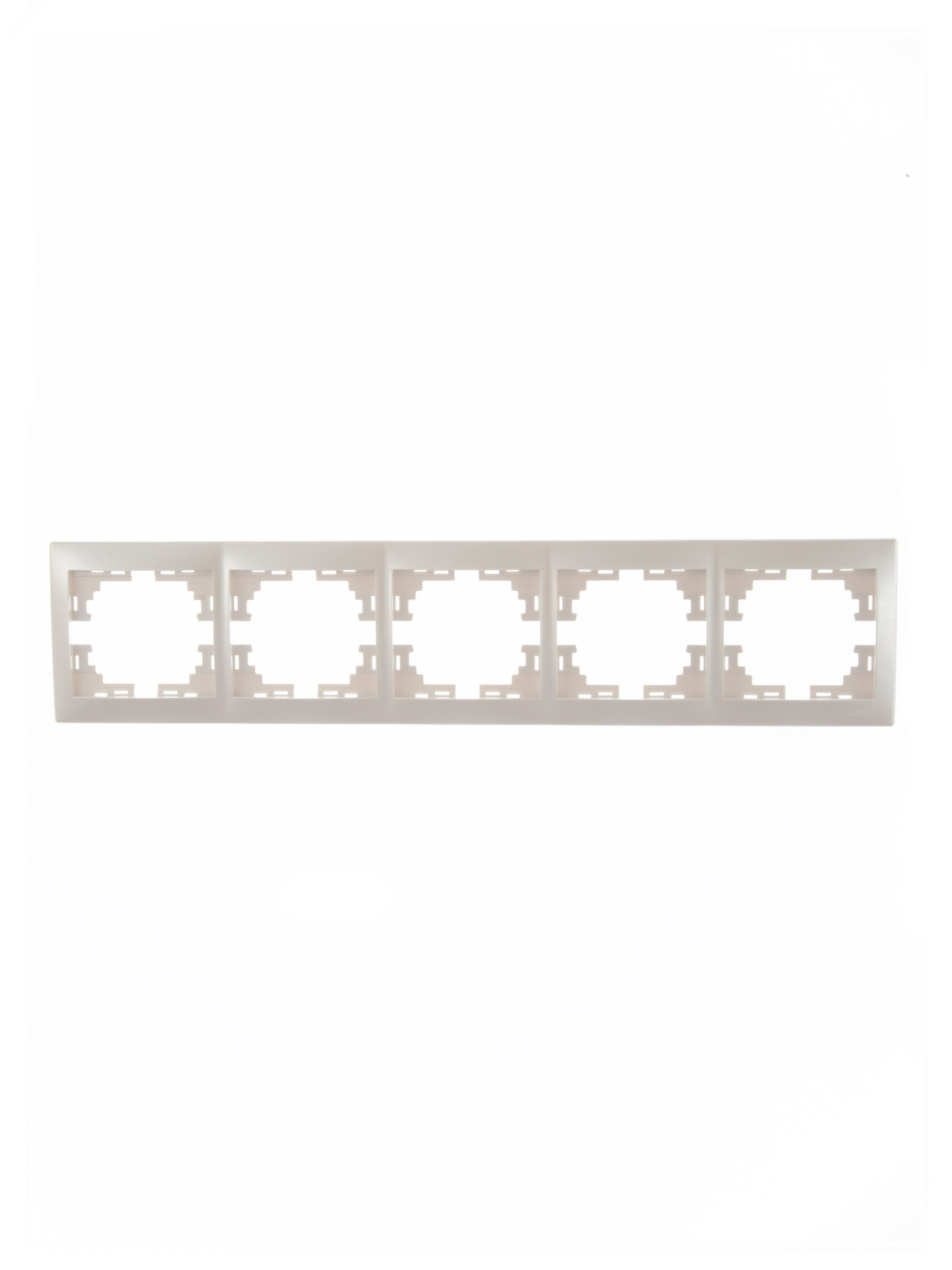 Рамка 5-м Mira горизонт. без вставки жемчуж./бел. перламутр. 701-3000-150