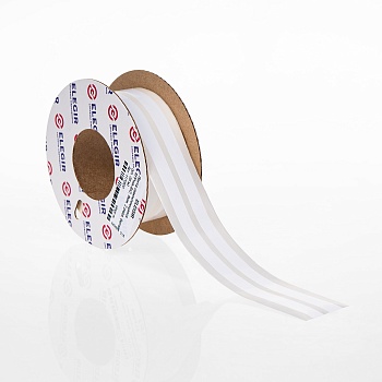 Маркировочная лента SPPmk-8х2 - Маркировочная лента с клеящим слоем, длина 20 метров, цвет белый