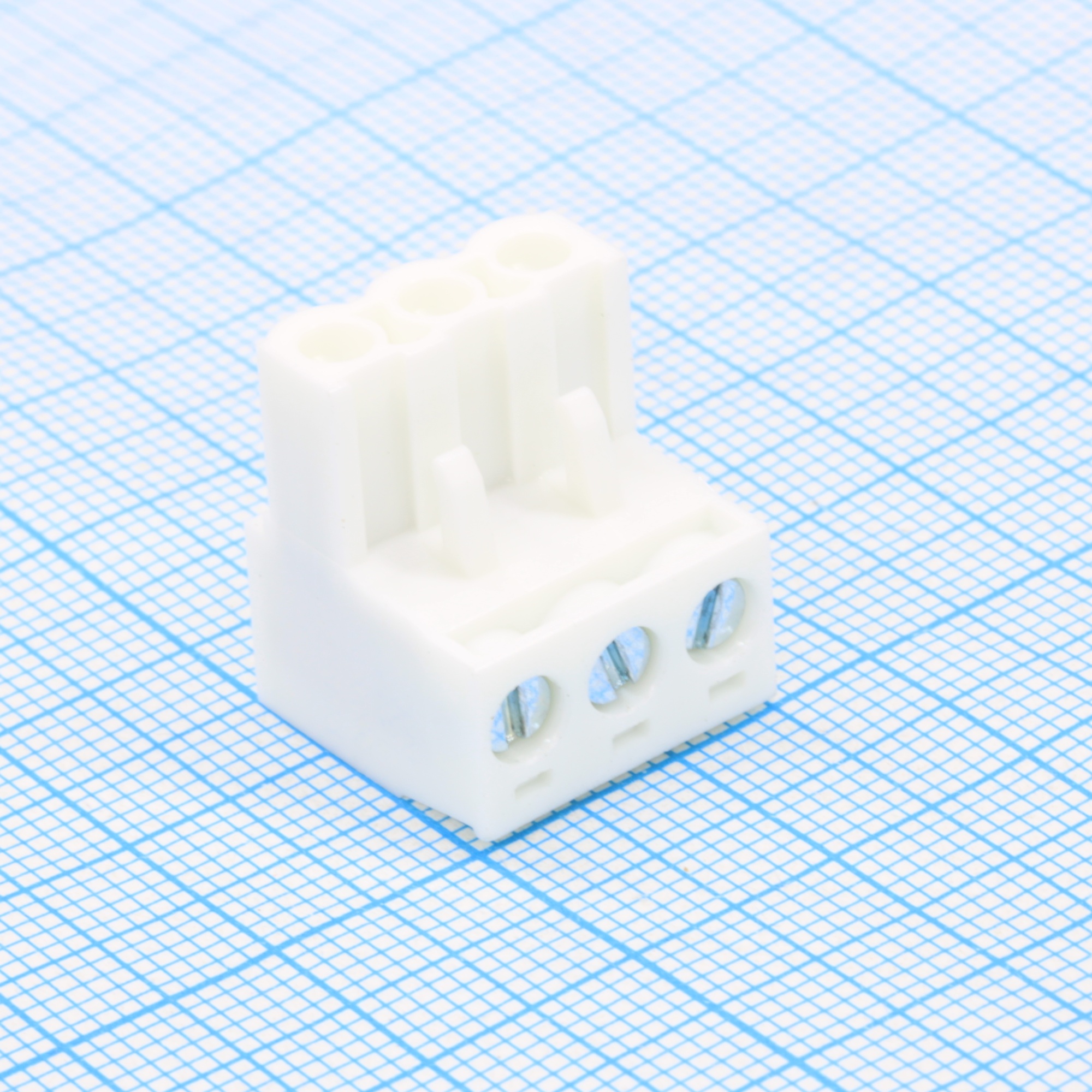 WJ2EDGK-5.0-03P-19-00A - Разъем клеммный винтовой на кабель 3 контакта шаг 5 мм
