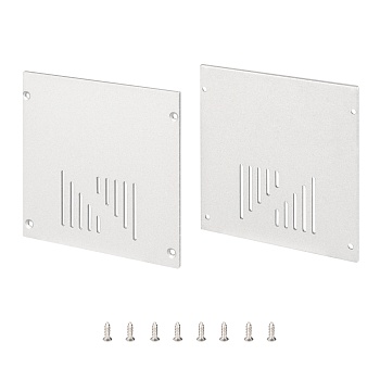 Заглушка ARH-POWER-W88-COMFORT глухая 036432 - Пара заглушек для профиля ARH-POWER-W88-COMFORT-2000. В комплекте 2 заглушки без отверстия.