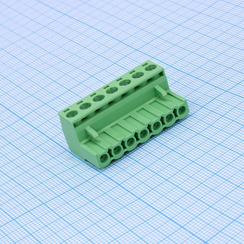 2EGTK-5.0-07P-14-100 - Разъемный клеммный блок, 7 контактов. Серия 2EGTK-5.0