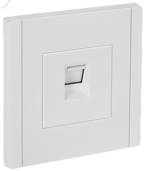 FORTE&PIANO Розетка компьютерная RJ45 кат.6 FP231 белый IEK FP-K10-2-K01