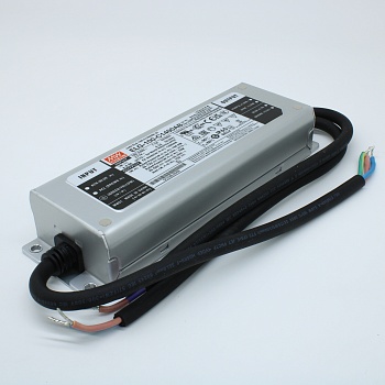 ELG-100-C1400AB-3Y - AC-DC, 100.8Вт, IP65, вход 100…305В AC, 47…63Гц/142…431В DC, ККМ, выход 35…72В/1400мА, рег. тока 50...100%, изоляция 3750В AC, в кожухе 199х63х35.5, -40…+70°С, димминг 3 в 1, с проводом заземления