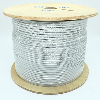 FTP4-23R6 - Кабель Витая пара 8 проводов, кат. 6, (PCnet), бухта 305м, экранированный, серый