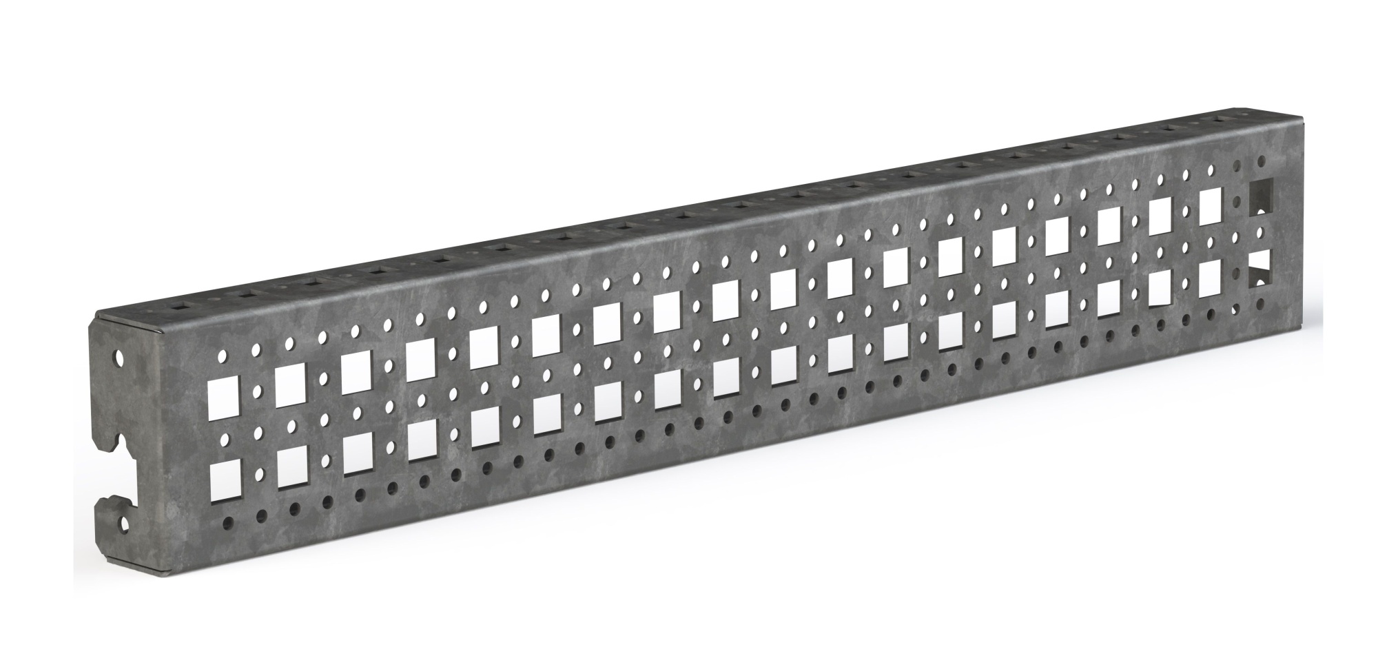 Рейка монтажная широкая перфорированная Д400 (2 шт) EKF AleSta AleSta-ARW400