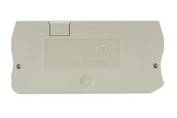 Крышка бок. APF 1,5 D1/2 - Крышка боковая, для клемм WKF 1,5 D1/2..., цвет: серый