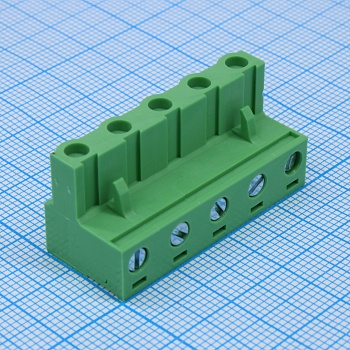 2EDGK-7.62-05P-14-00A(H) - Разъемный клеммный блок, 5 контактов. Серия 2EDGK-7.62