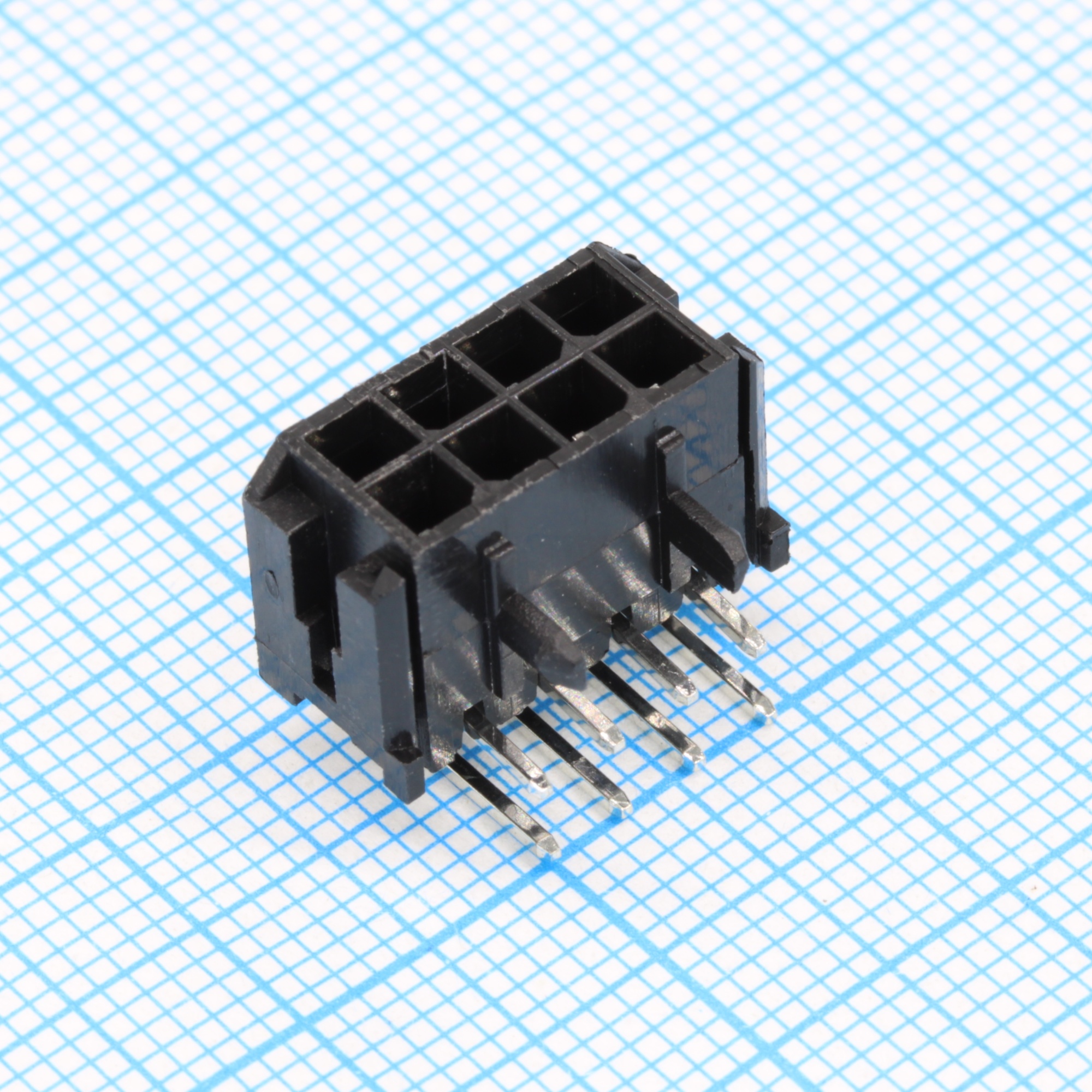DS1073-04-2X4MRB6 - Разъем штыревой двухрядный угловой на плату