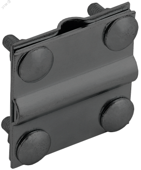 Зажим крестообразный с разделителем полоса/пруток-полоса/пруток 40/12мм оцинкованная сталь TD IEK ZCC18-13-1-12-40