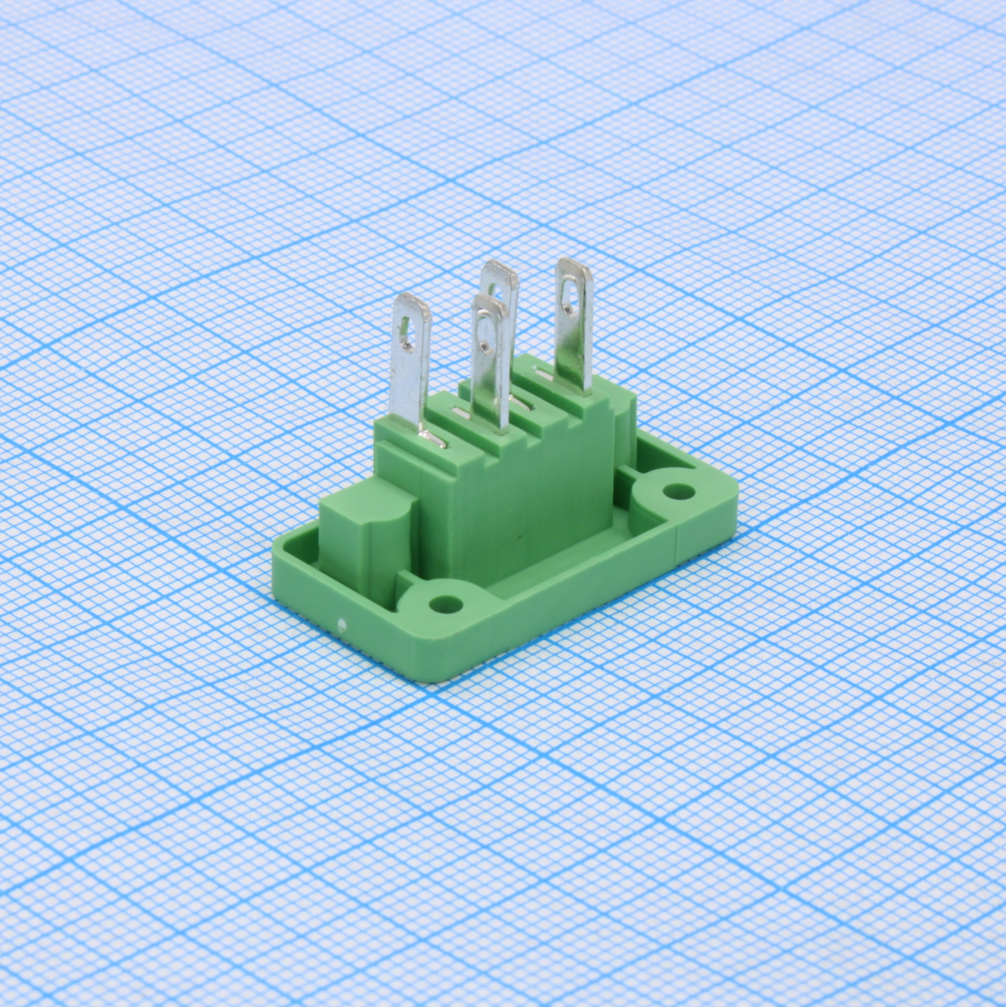 15EGTVC-3.81-04P-CB-14-00 - Разъемный клеммный блок на панель, 4 контакта. Серия 15EGTVC-3.81