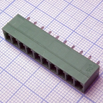 15EDGVC-3.81-10P-14-00A(H) - Разъемный клеммный блок на плату, 10 контактов. Серия 15EDGVC-3.81