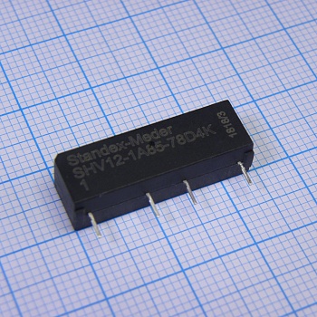 SHV12-1A85-78D4K - Реле герконовое 1А один контакт на замыкание катушка 12В 500Ом