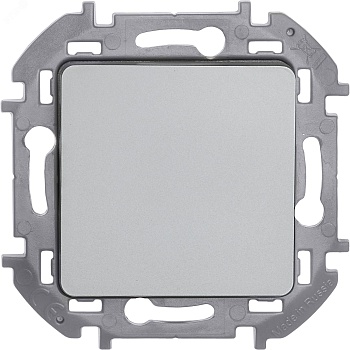 Выключатель 1-кл. Inspiria 10А IP20 250В 10AX механизм алюм. Leg 673602