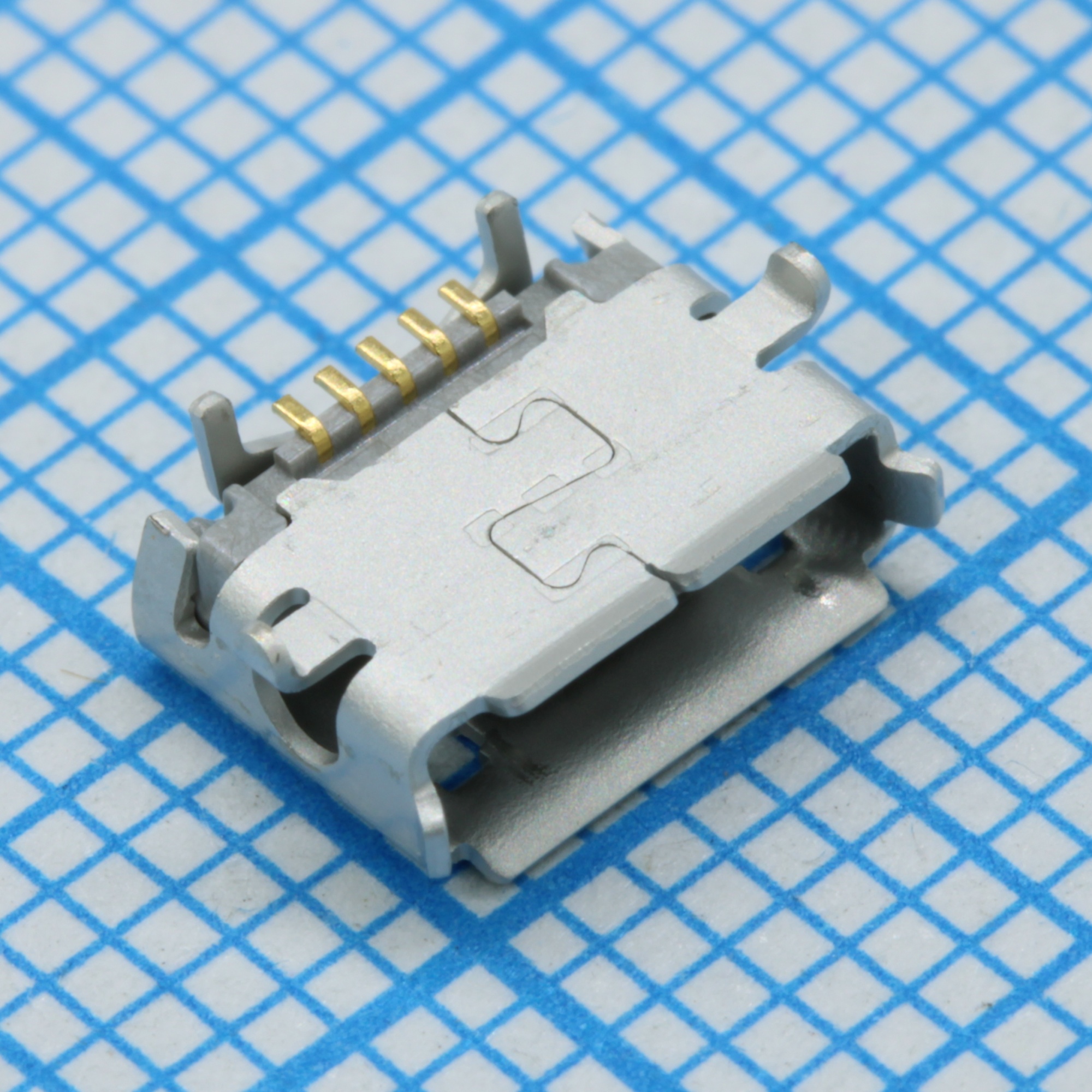 ZX62D-AB-5P8[30] - Разъем Micro USB AB ZX-серия на плату 5 контактов