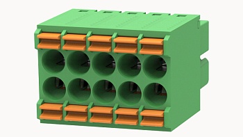 15EDGKNH-3.5-10P-14-00A(H) - Разъемный клеммный блок, 10 контактов. Серия 15EDGKNH-3.5