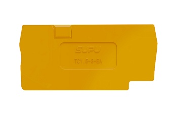 Торцевая крышка TC1.5-3-OG-EA - Торцевая крышка для клемм TC1.5-3-..., цвет: оранжевый