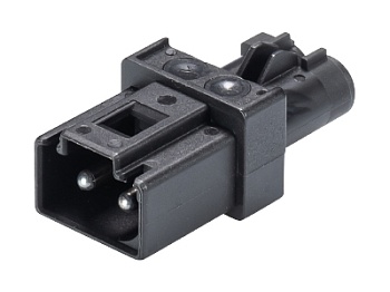 Соединитель GST15I2Z 1P1    PB - Соединитель прямой, 2 полюса, тип I, 1 вход / 1 выход, номинальное напряжение: 250V, номинальный ток: 16A, цвет корпуса: белый, цвет контактной вставки: белый, серия gesis GST15i2