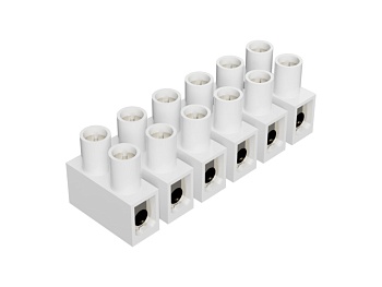 Клеммная колодка 20E / 6 DS - Клеммные колодки, Тип 20 DS, 6 полюсов, делимые, с защитой провода, номинальное сечение провода: 16 мм кв., номинальные характеристики: 500 V; 57 A; серия Appliance