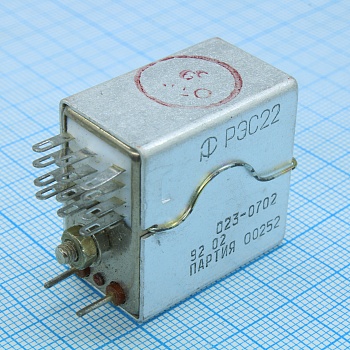 РЭС22    07.02 - Реле РЭС22 паспорт 07.02 катушка 24В