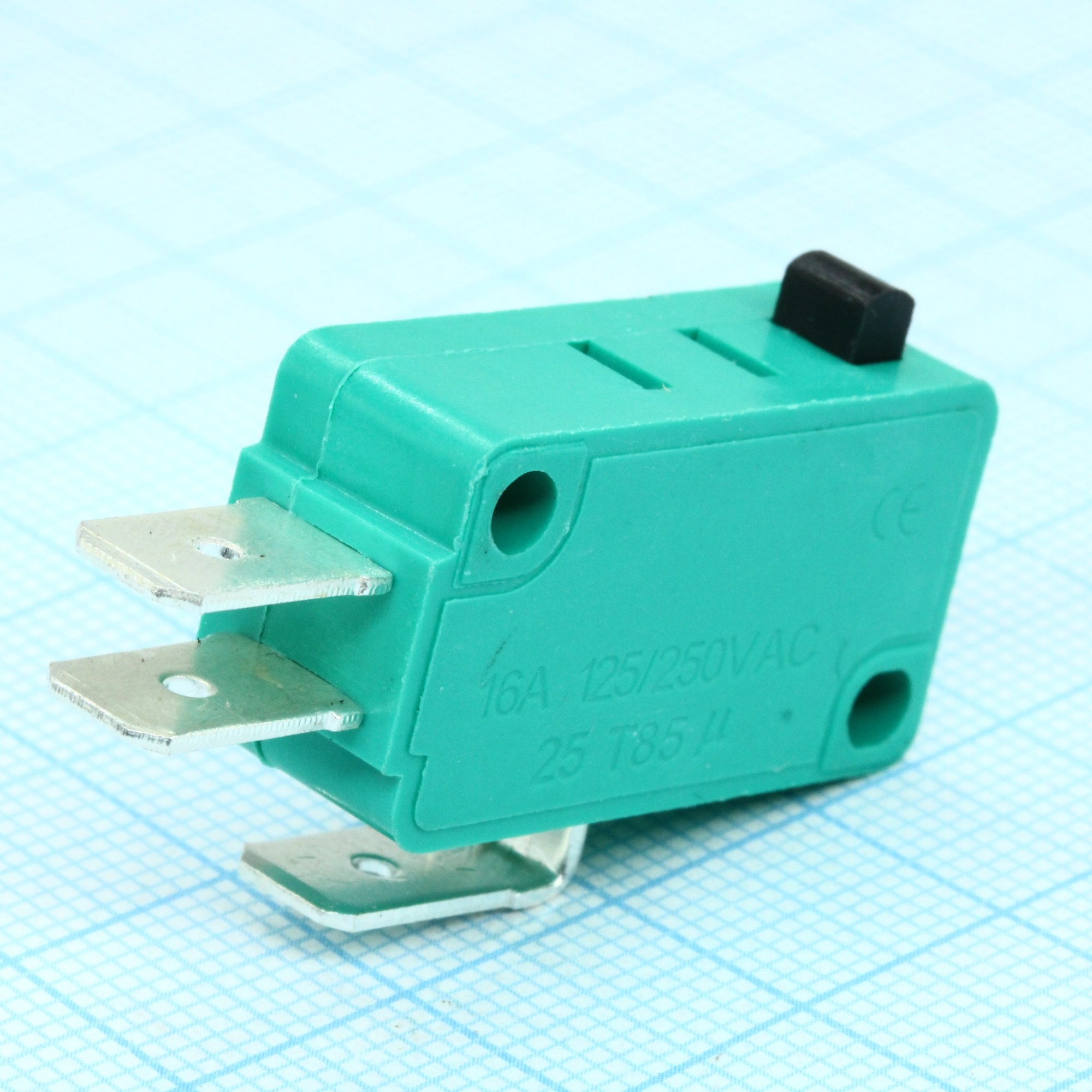 MSW-01A-S - Микропереключатель ON-(ON) (16A 125/250В) одна контактная группа