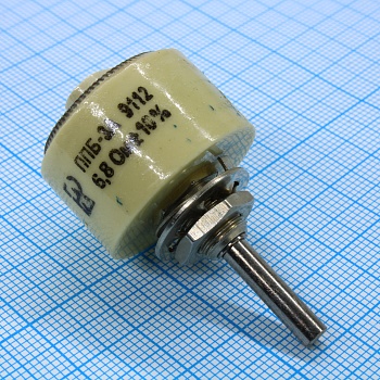 ППБ-3А       6.8 ±10% - Резистор переменный проволочный 6.8Ом ±10% 3Вт