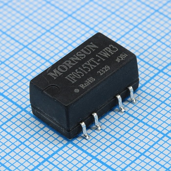 IF0515XT-1WR3 - Преобразователь DC/DC на печатную плату вход 5В, выход 15В, 67мА (SMT)